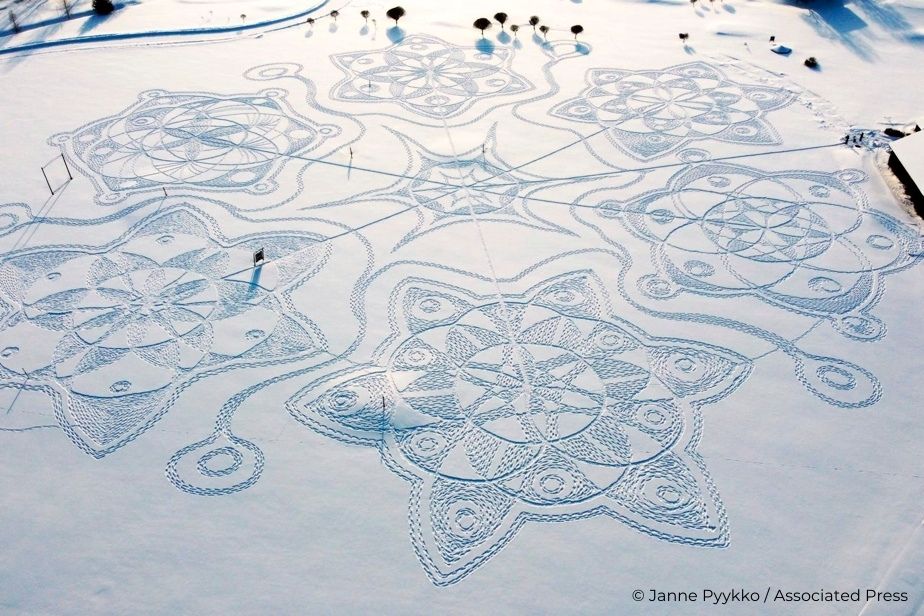 Quand le Snow Art revient à faire de la neige une oeuvre d'art