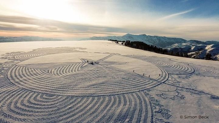 Quand le Snow Art revient à faire de la neige une oeuvre d'art