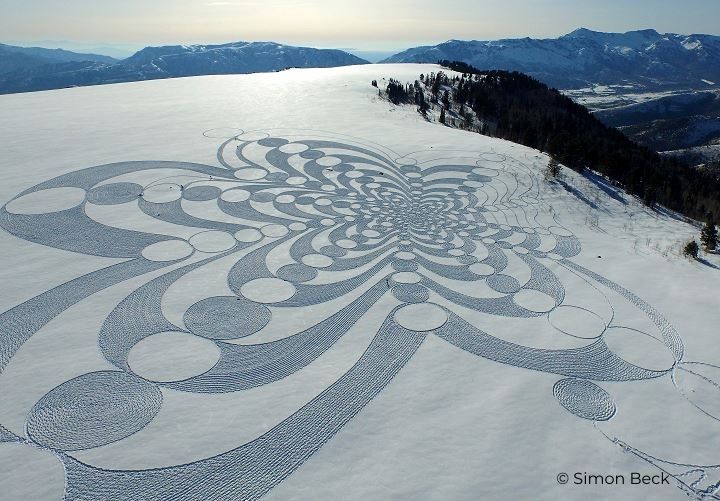 Quand le Snow Art revient à faire de la neige une oeuvre d'art