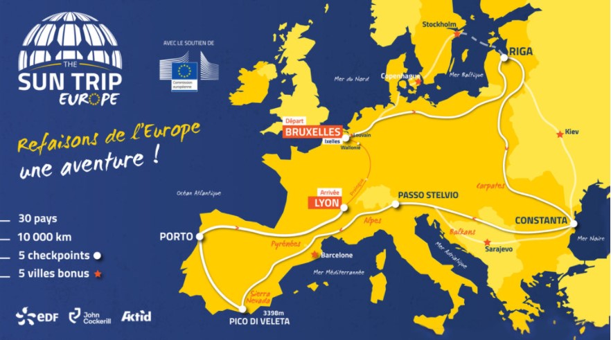 La prochaine édition du Sun Trip va lancer les participants et leurs vélos solaires sur les routes d'Europe
