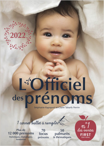 L'Officiel des Prénoms 2022 est sorti !